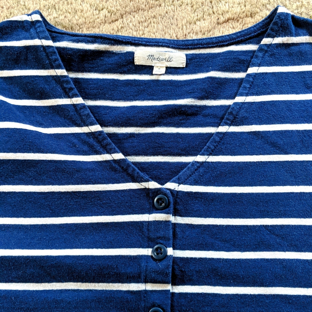 Madewell Cropped Button Down Tee - image 5